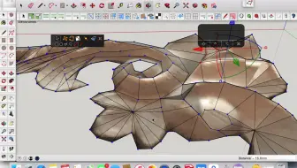 SU欧式雕花制作02，多边形建模与顶点编辑，参数化细分基本应用