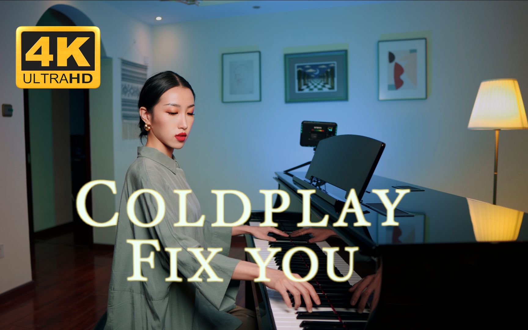 [图]「4K」【钢琴演奏】愿这首歌为渐冷的深秋带来温暖 Coldplay乐队《Fix You》（泪崩，结尾有彩蛋，一定要看到最后）