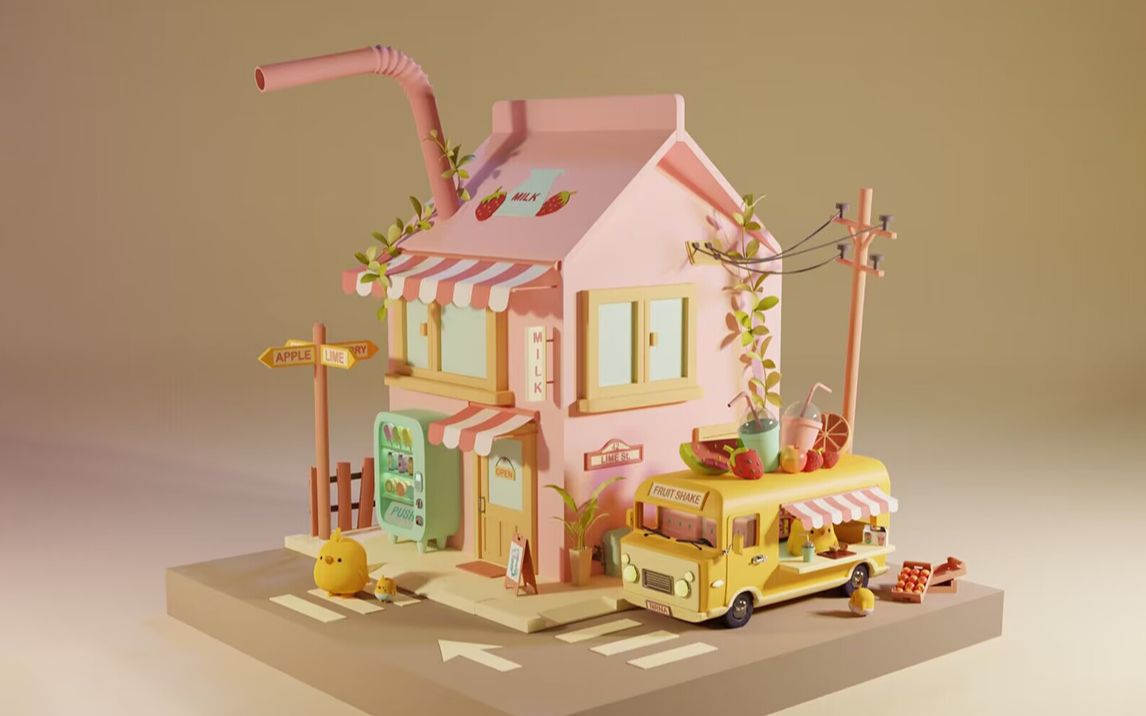 次世代3d建模教程!