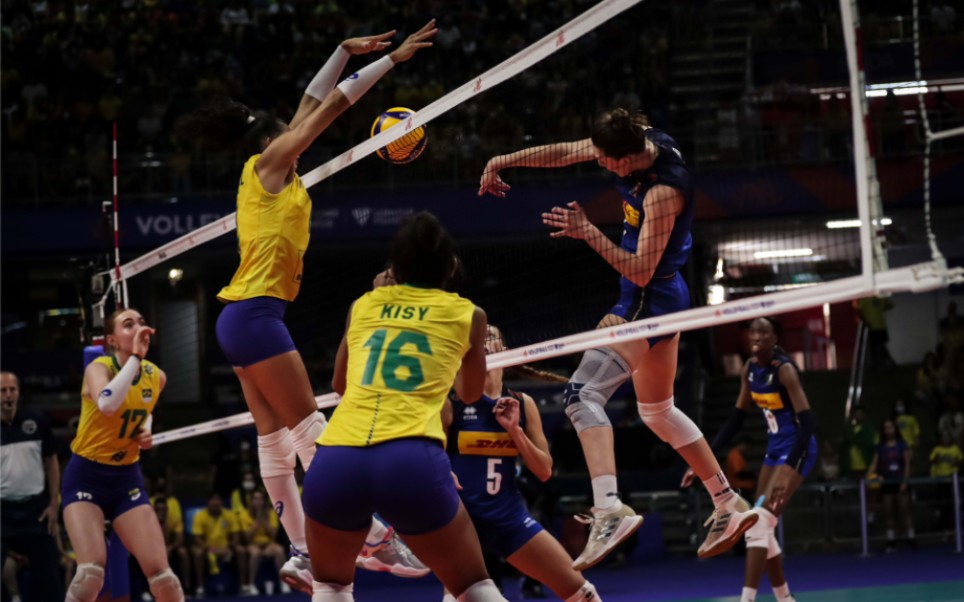 【卡罗尔】2022 vnl封神拦网得分合集