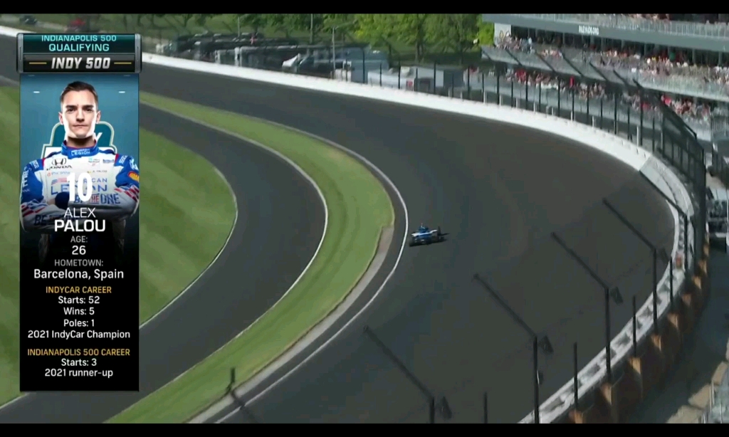 Indy500排位赛:阿隆索老乡帕洛以0.04秒摘杆!首位夺得杆位的西班牙人!哔哩哔哩bilibili