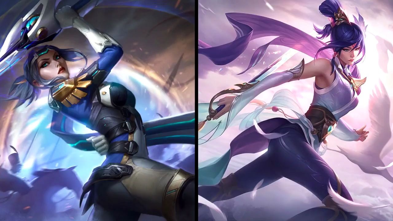 至臻菲奥娜 vs 玉剑传说菲奥娜 剑姬新皮肤对比