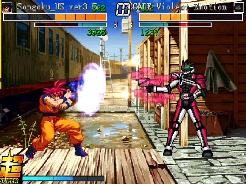 【粉丝点播mugen】龙珠超孙悟空,挑战历代假面骑士中下篇
