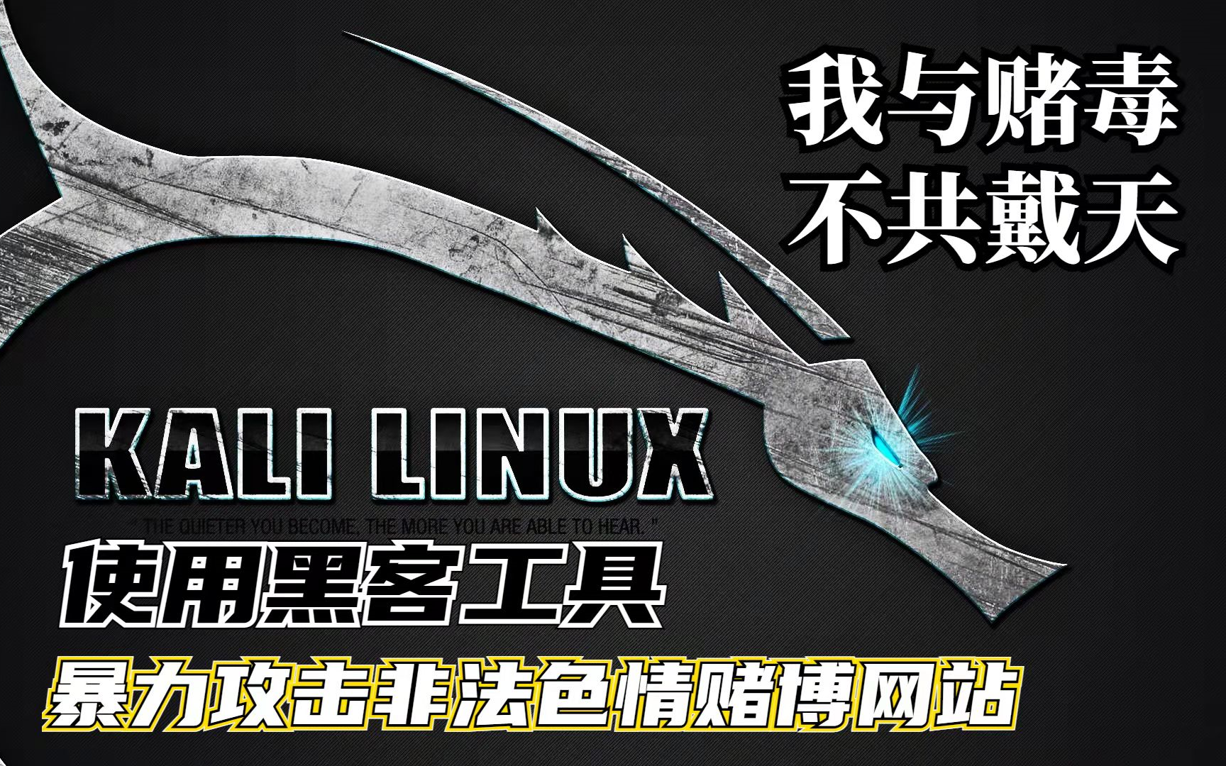 【Web安全】使用黑客工具 暴力攻击非法赌博色情网站 Kali Linux入门安装到实战精通哔哩哔哩bilibili