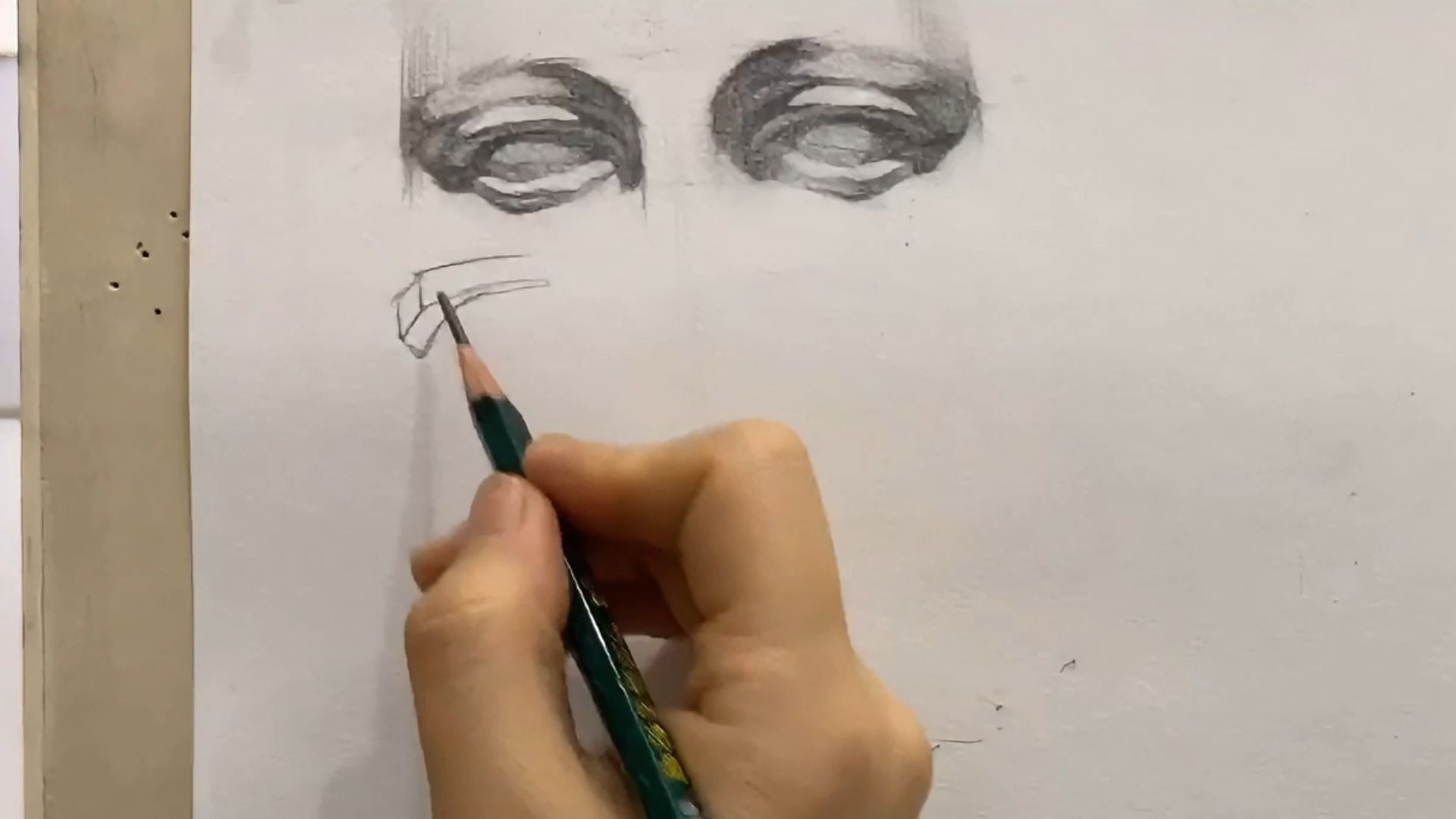 素描石膏像·小麻人眼部刻画教程