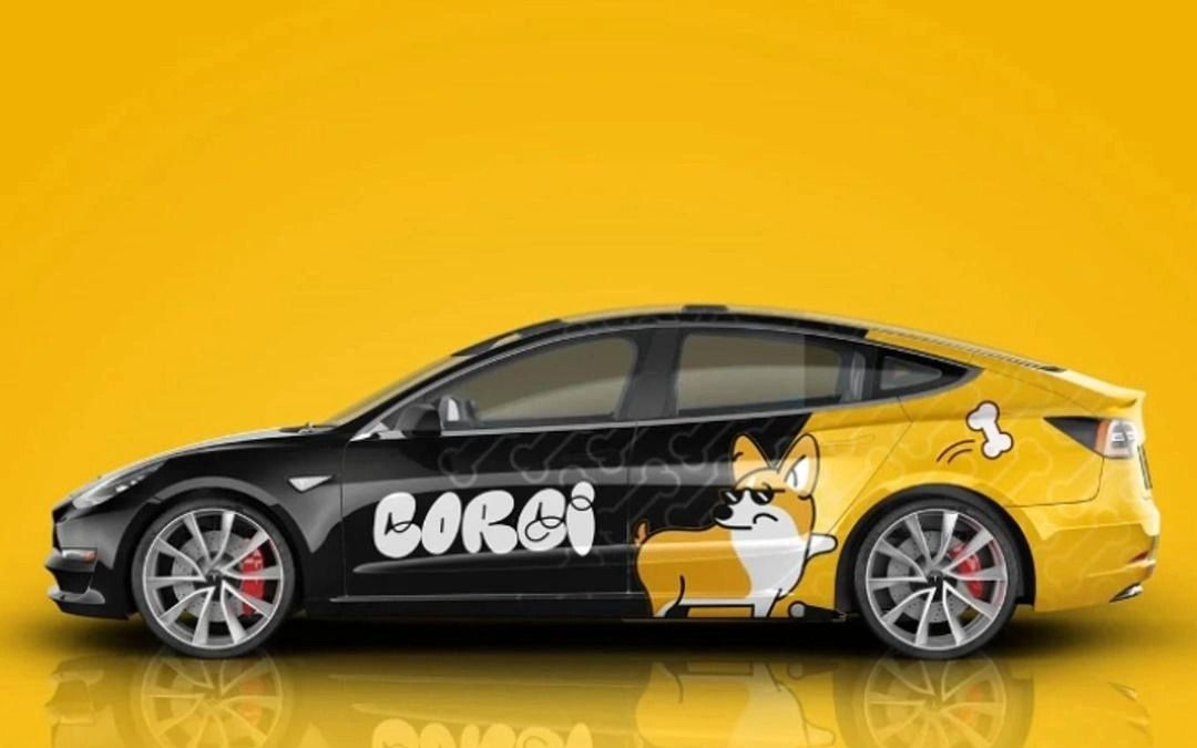 特斯拉model3彩绘涂装!