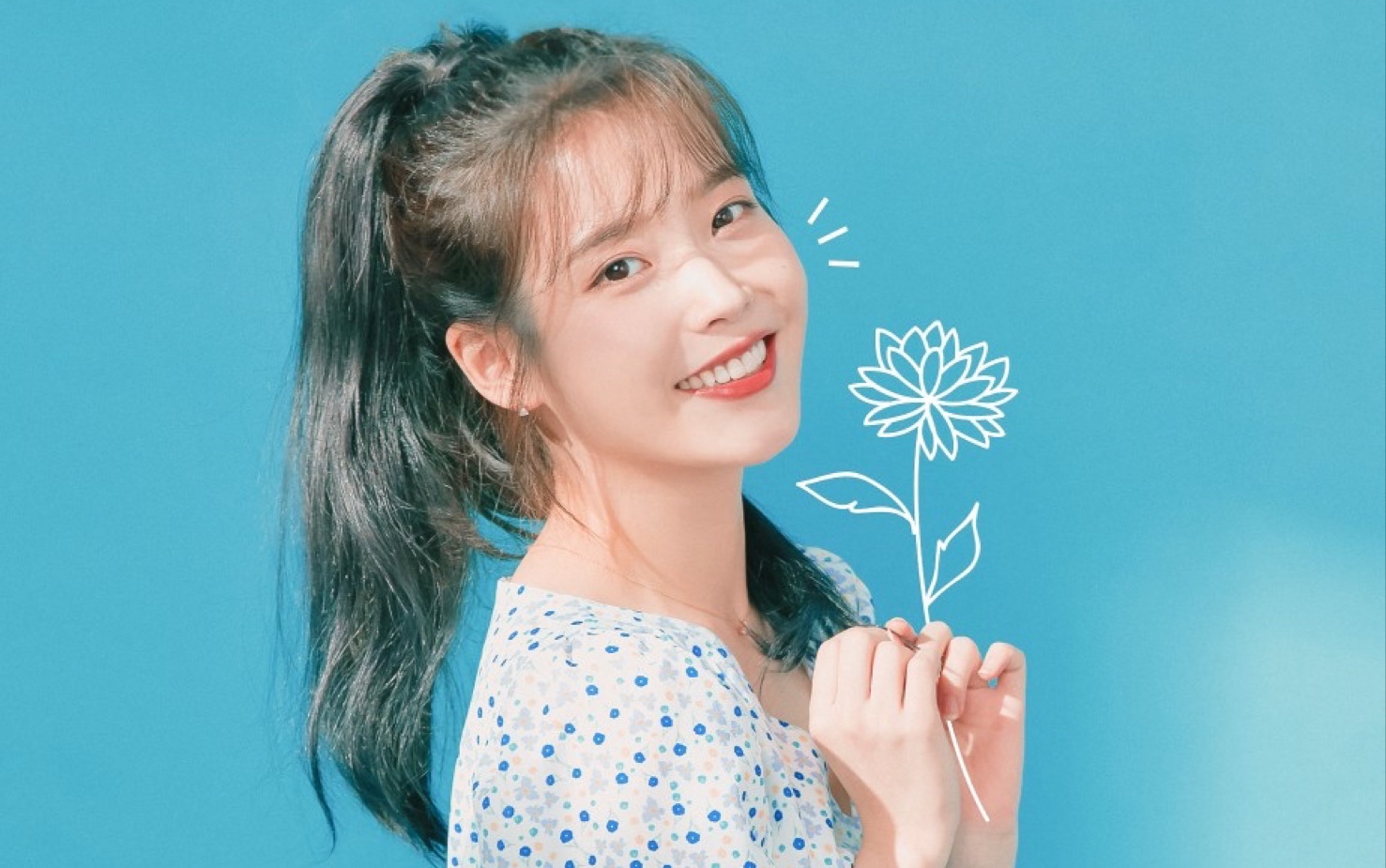 iu ins美图合集!恩恩真的超甜