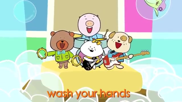 [图]小芝士带你学英语｜英文儿歌 洗手手歌Wash Your Hands Song