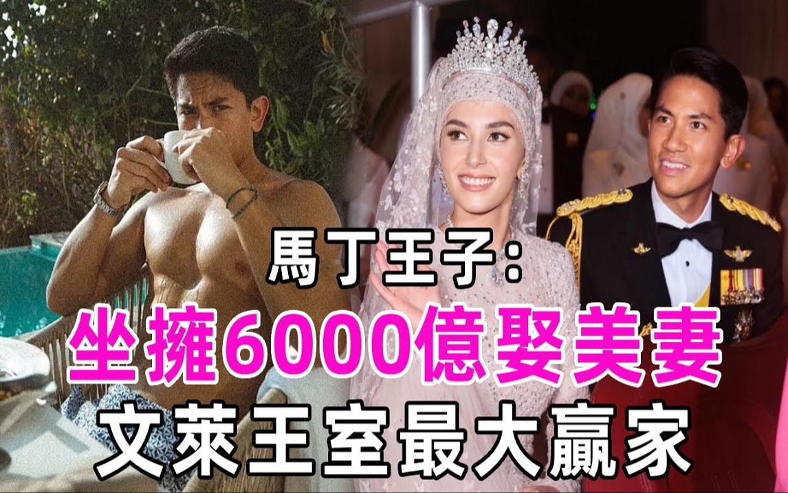 文莱最帅王子:坐拥20架私人飞机,婚礼举办10天10夜,亲哥去世,他继承6000亿成最大赢家哔哩哔哩bilibili