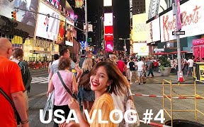 【Ashely爱雪莉】USA vlog合集 美食大集合、逛超市、时代广场、中央公园野餐哔哩哔哩bilibili