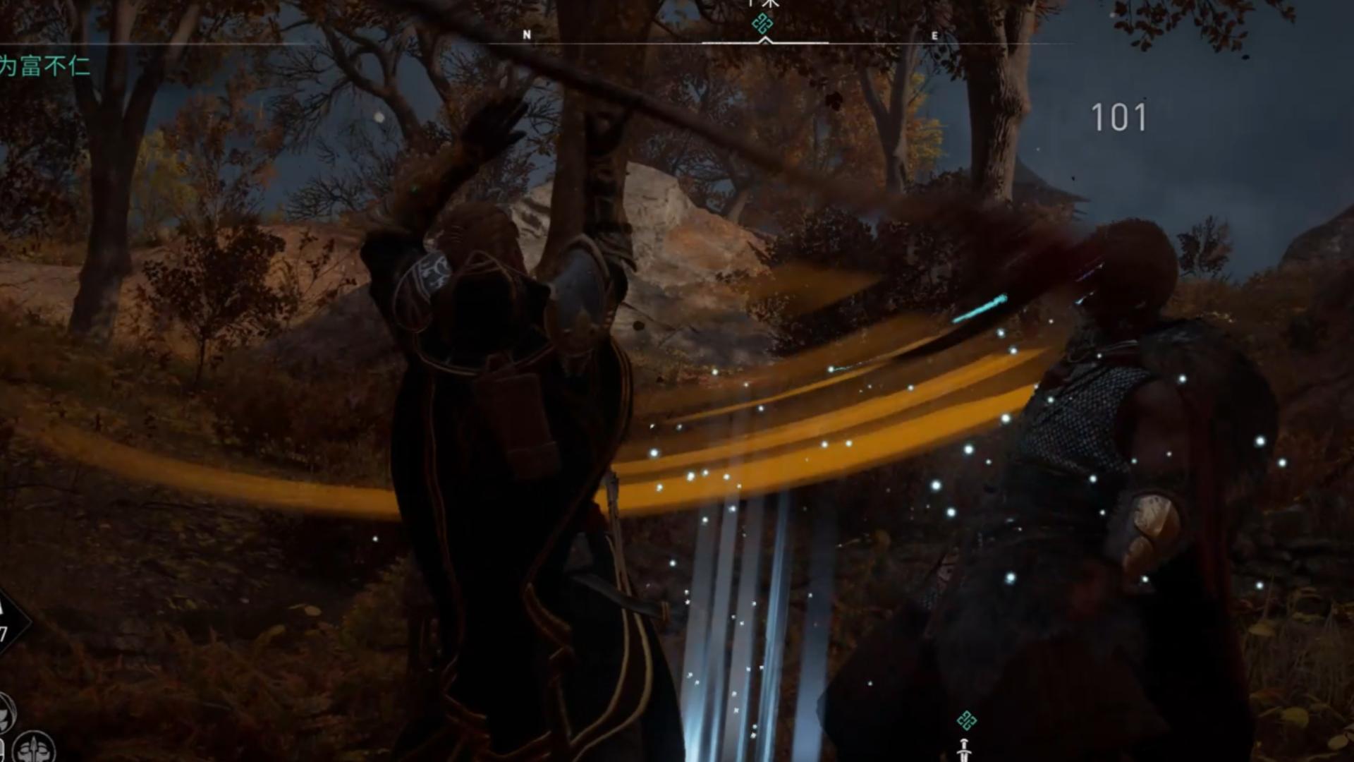 【刺客信条英灵殿】镰刀双持战斗动作合集