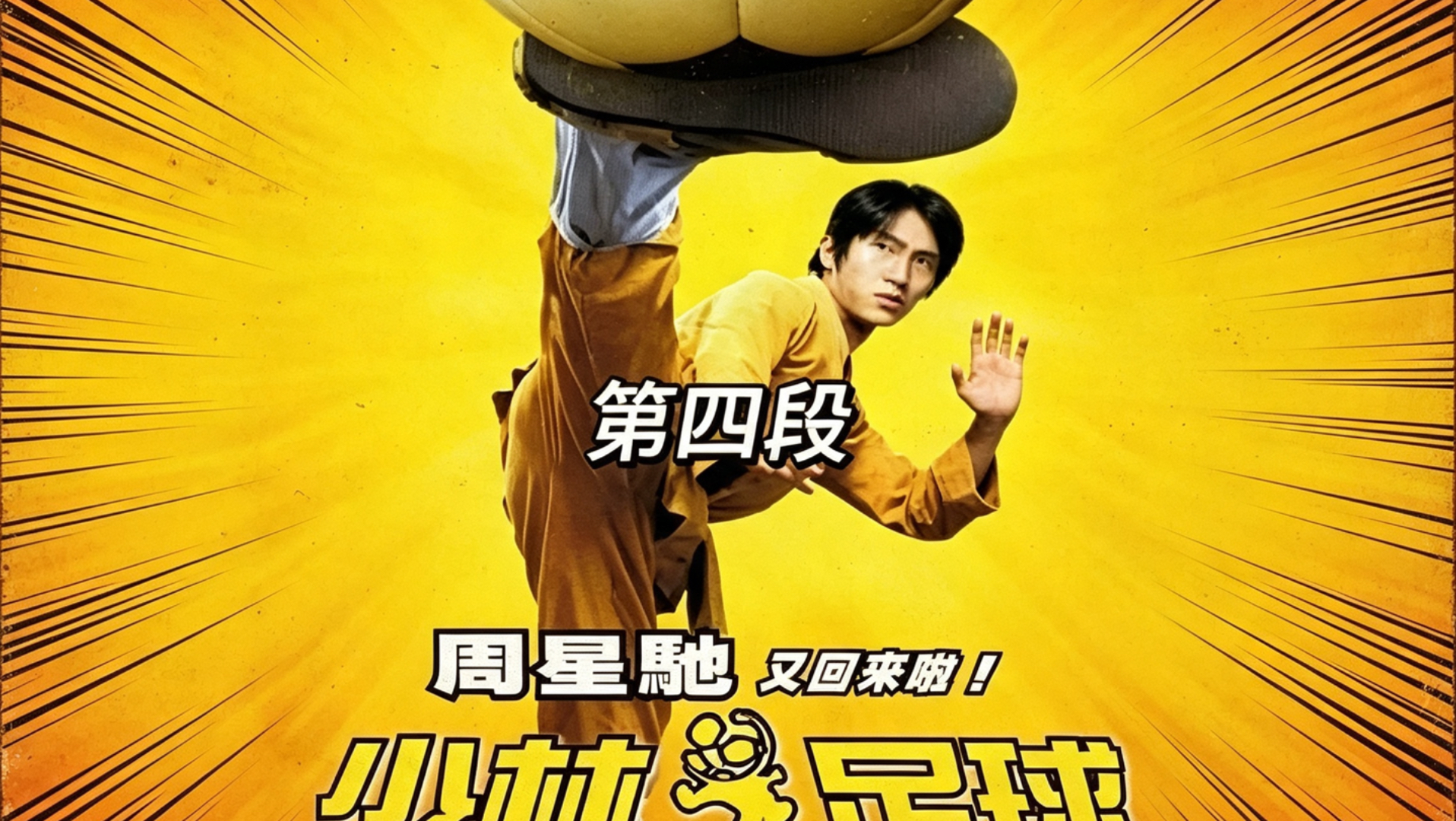 少林队能不能踢赢魔鬼队！该片的艺术成分有三四层楼这么高，星爷经典港片百看不厌！！《少林足球》