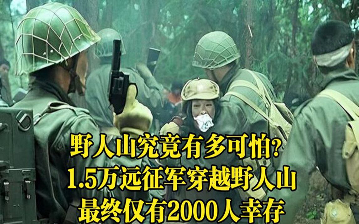 野人山究竟有多可怕?1.5万远征军穿越野人山,仅有2000人幸存哔哩哔哩bilibili