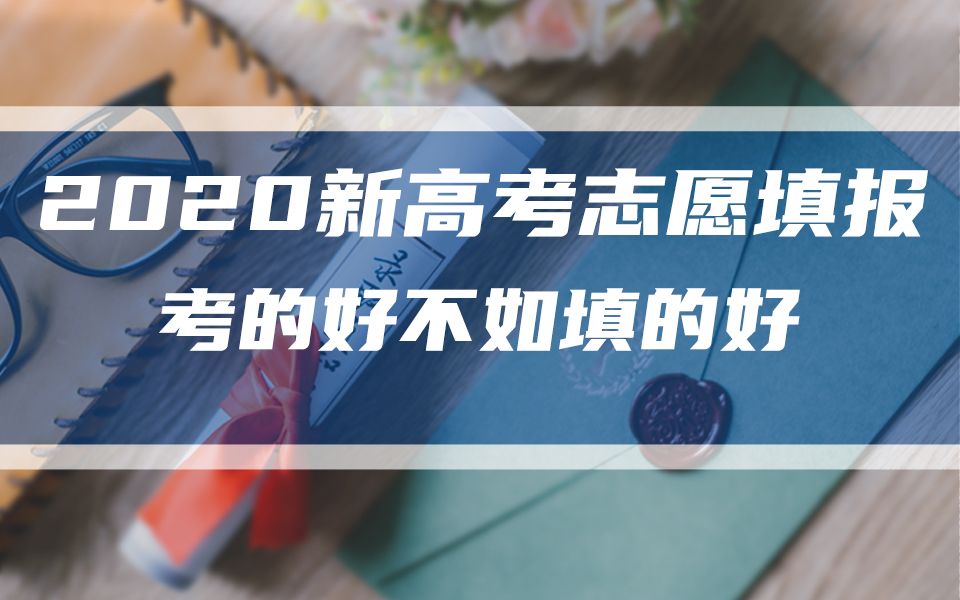 2020年新高考山东省志愿填报解析哔哩哔哩bilibili