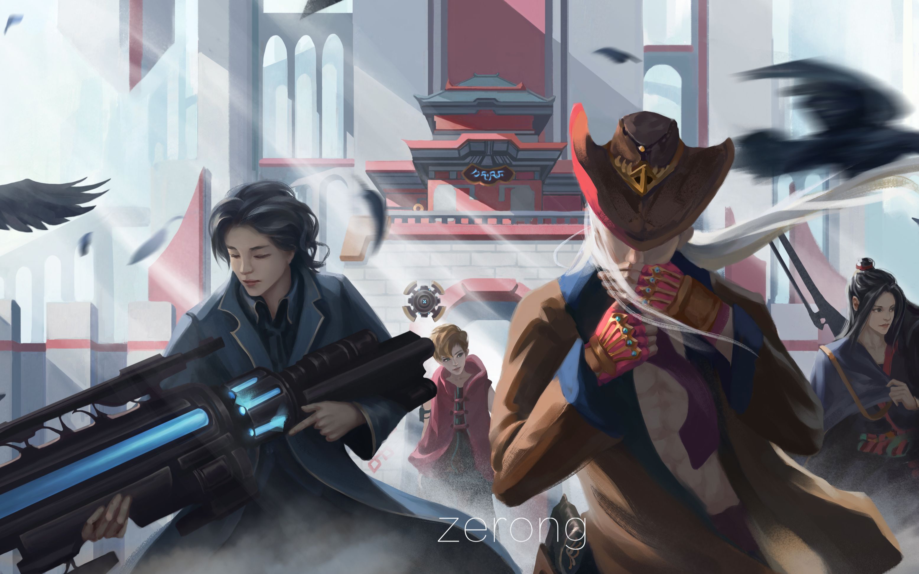 【板绘】【dnf】神枪手_哔哩哔哩 (゜-゜)つロ 干杯~-bilibili