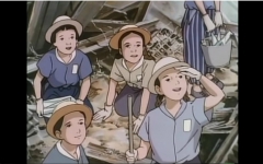 [图]1988年 nhk特集 纪录片题材/动画【夏服的少女们】