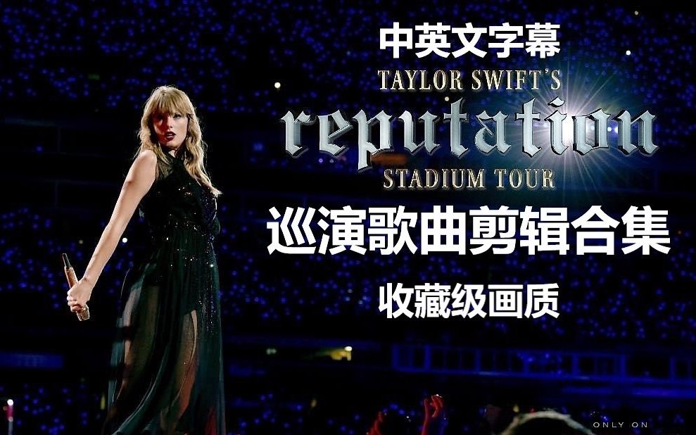 [图]【中英字幕】霉霉Reputation举世盛名世界体育场巡演歌曲剪辑合集1080P Taylor Swift-Reputation Stadium Tour