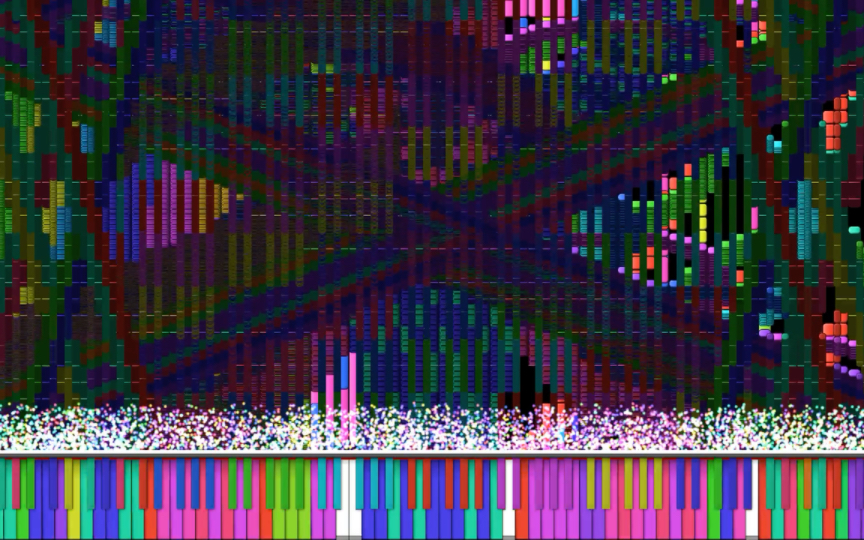 黑乐谱badappletuver12synthesia8皮肤特效测试