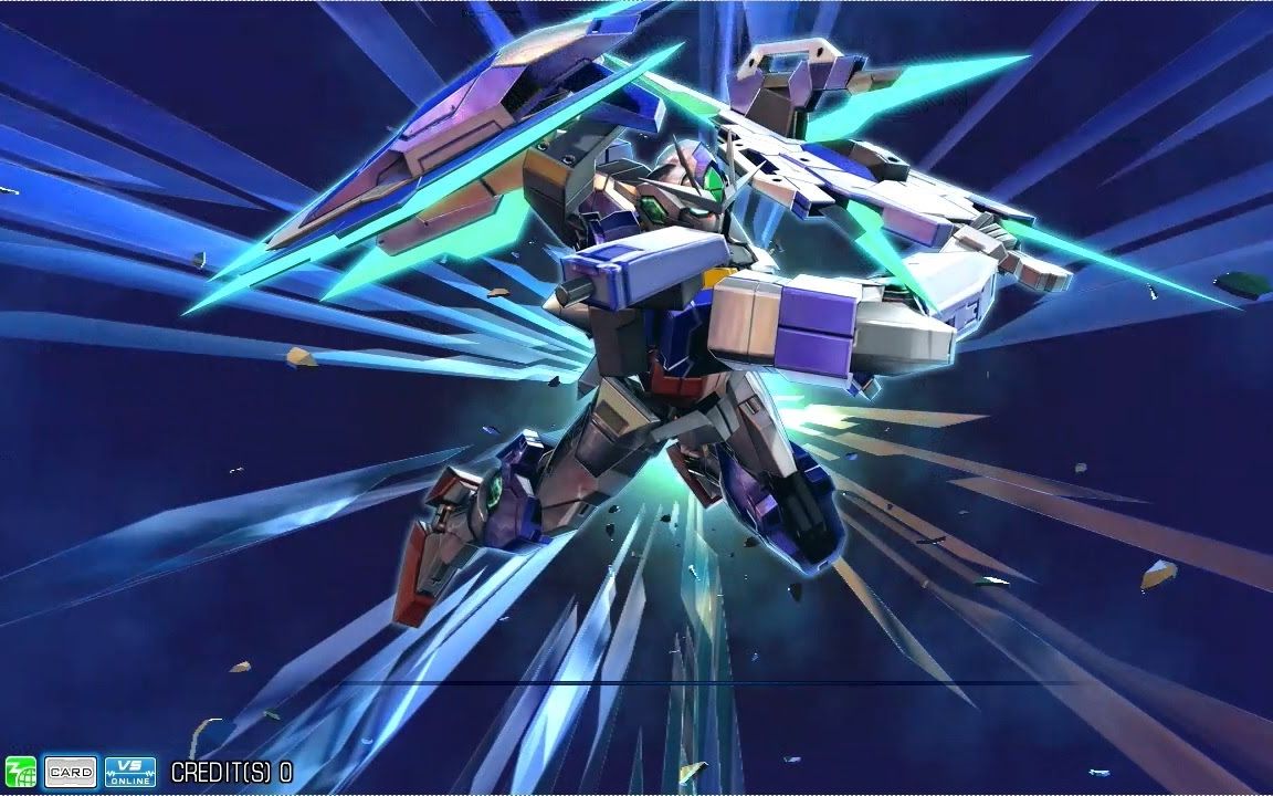 【exvsmbon】量子型00全刃式 cpu戦