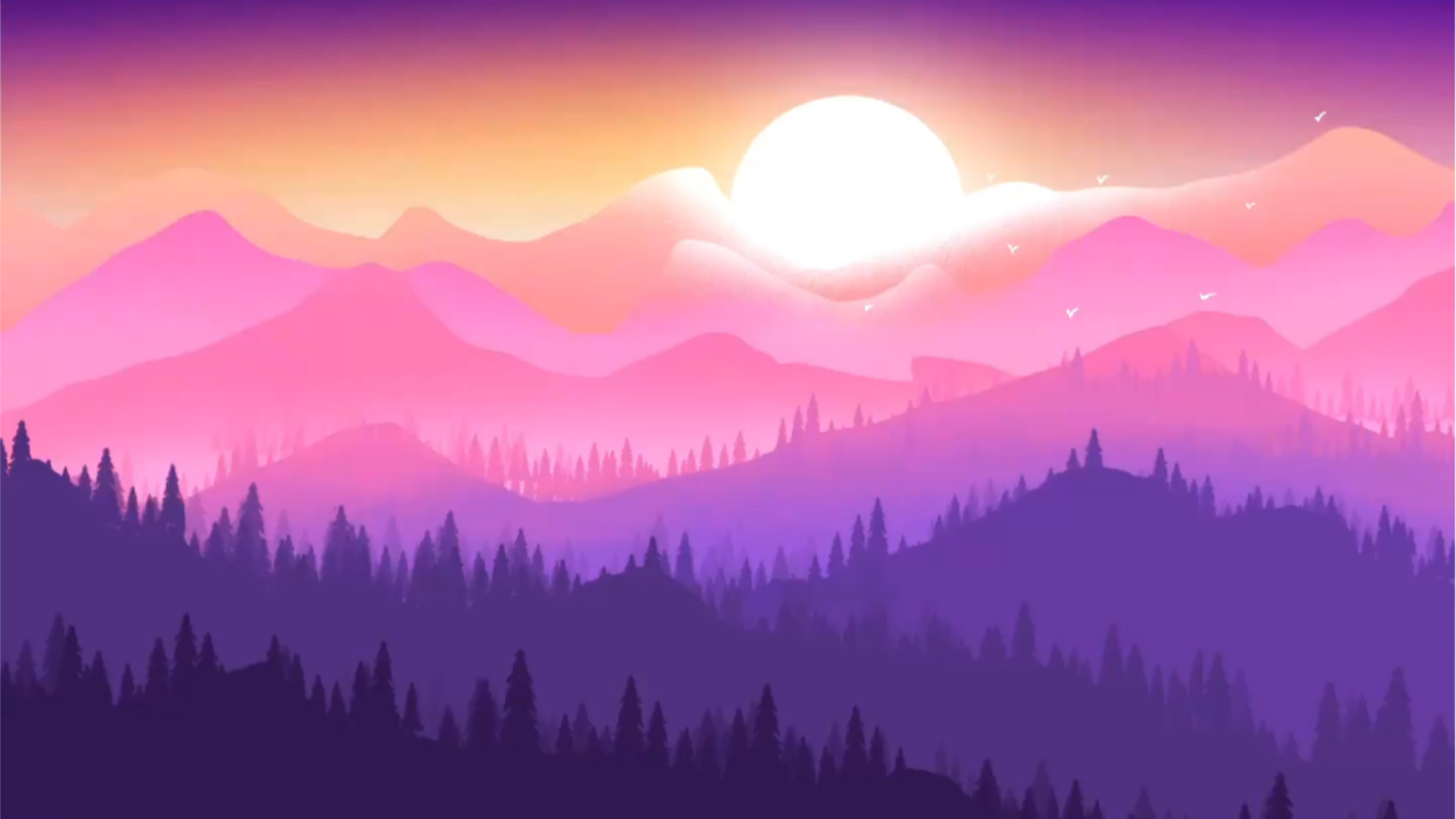 活动  【procreate】临摹～山峦晨曦