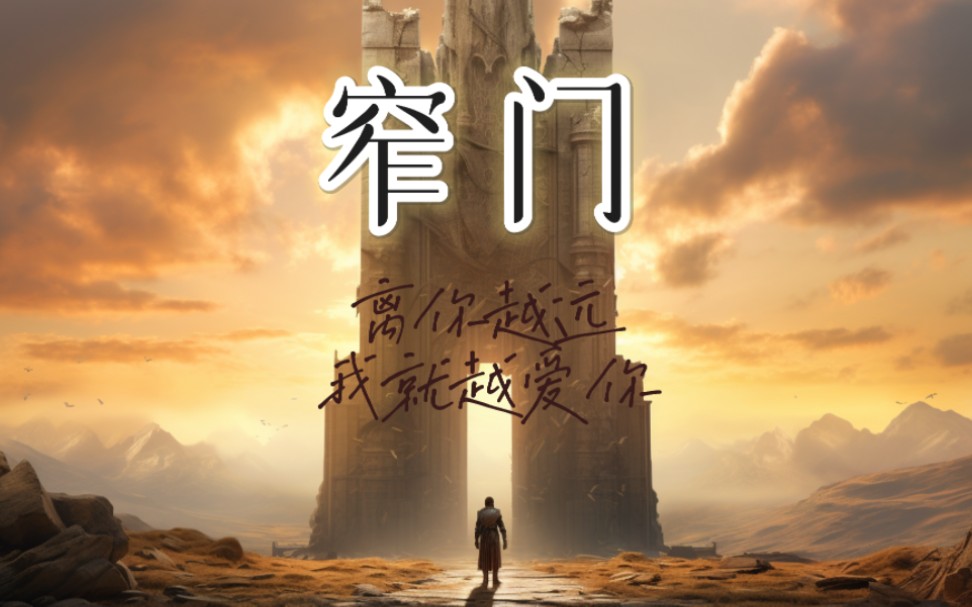 你们要努力进窄门,因为宽门和阔路引向沉沦,进去的人很多;然而窄门和