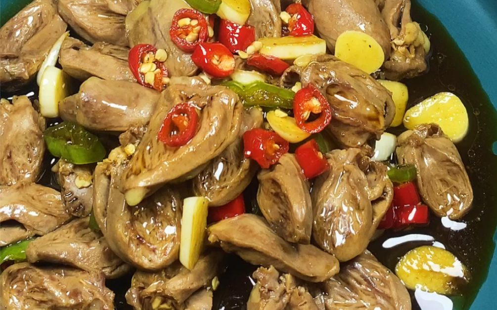 活动作品炝拌鸡心