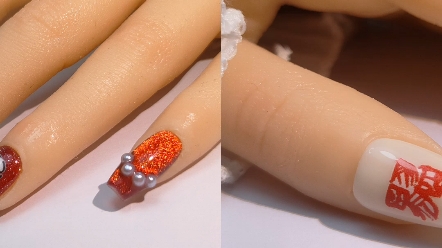 易烊千玺1128生日应援美甲61上手图买家秀