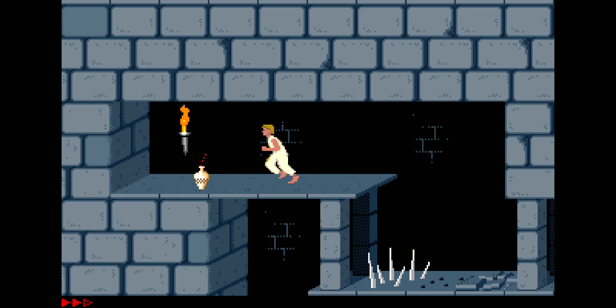 dos波斯王子1代一命通关无配音游戏原声