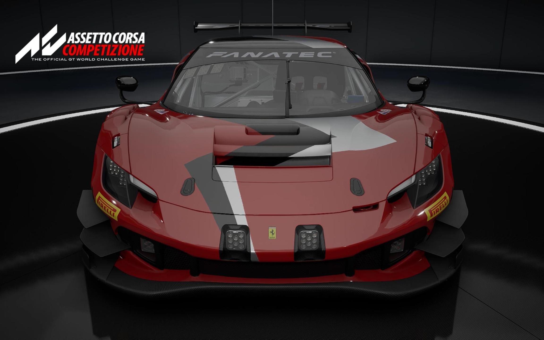 【acc】法拉利296-gt3 手柄操作还是不好做延迟刹车 英国银石赛道