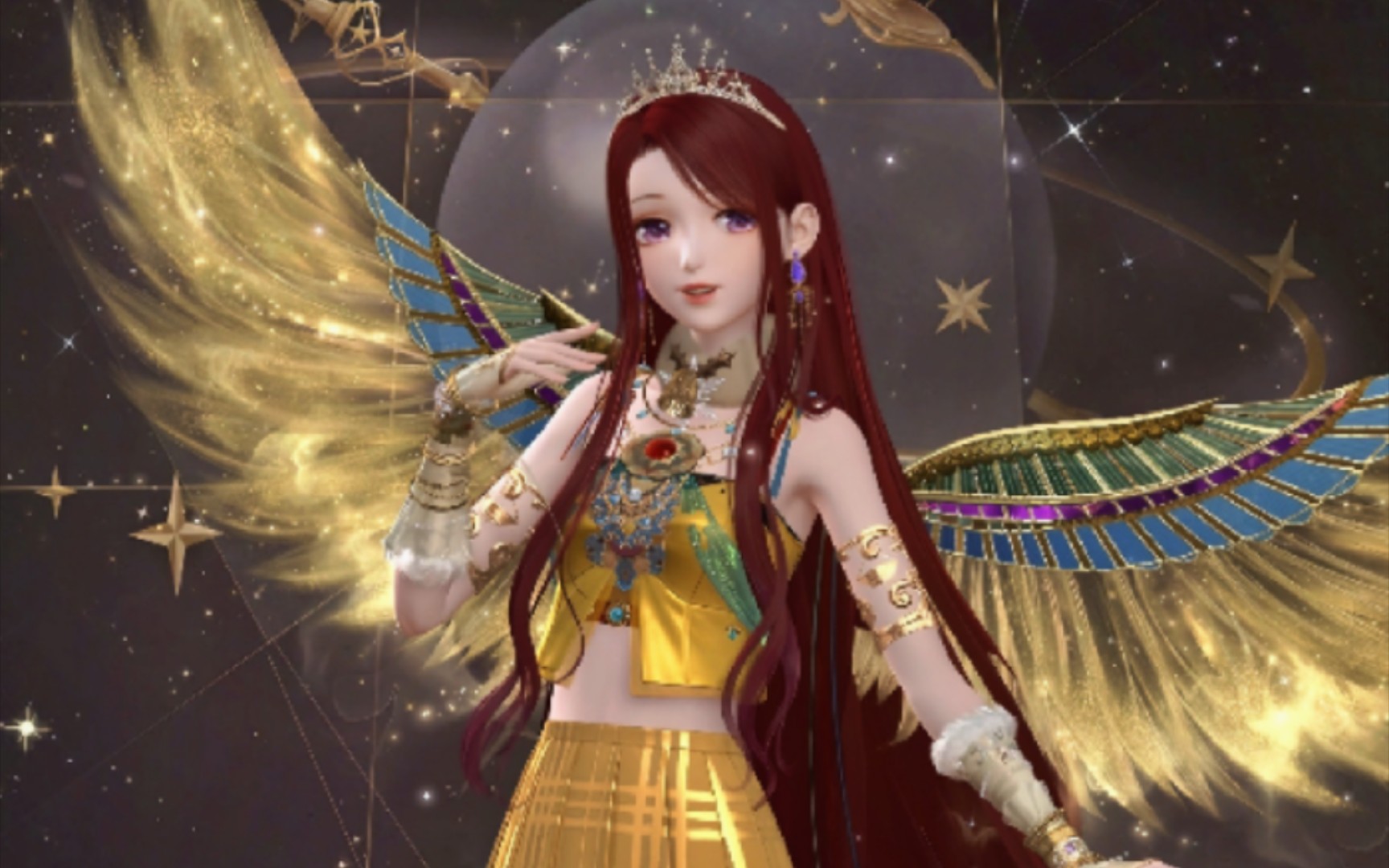 《闪耀暖暖×偶像活动》用女儿cos一下兰