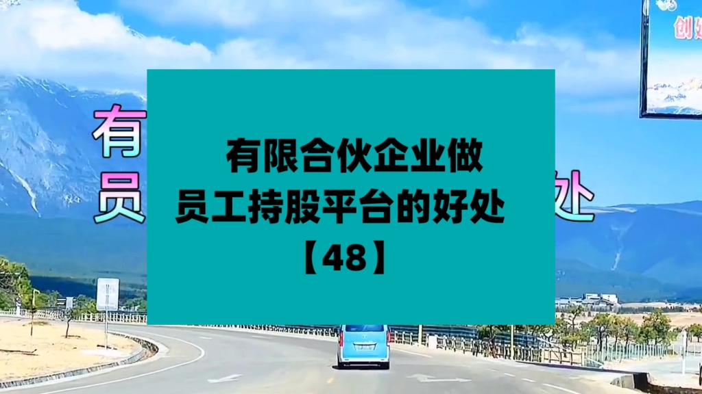 有限合伙企业做员工持股平台的好处 【48】哔哩哔哩bilibili