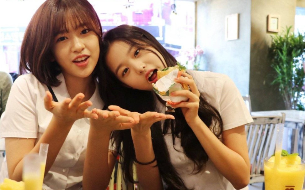 izone张元英x安宥真要比肩而立一起成为更好的大人