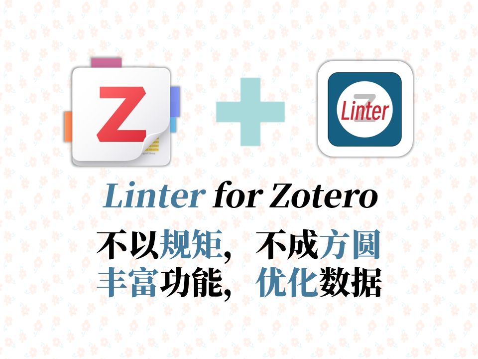 【Zotero7插件】Linter for Zotero哔哩哔哩bilibili