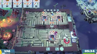 Overcooked2 篝火街机 (今天遇到一个好可爱的小猴子~ @叶叶)