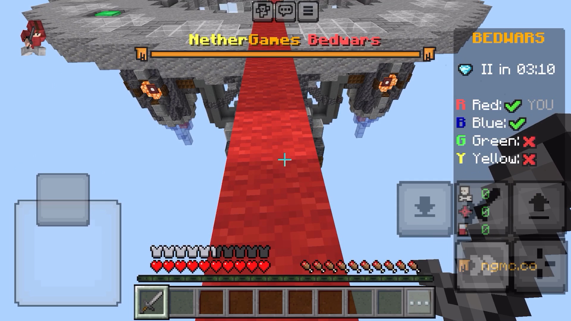 [图][Minecraft：Bedrock版]NetherGames Bedwars 2