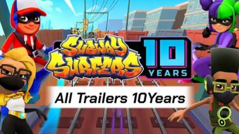 Subway Surfers All Trailers World Tour 2014 [OFFICIAL]_哔哩哔哩_bilibili