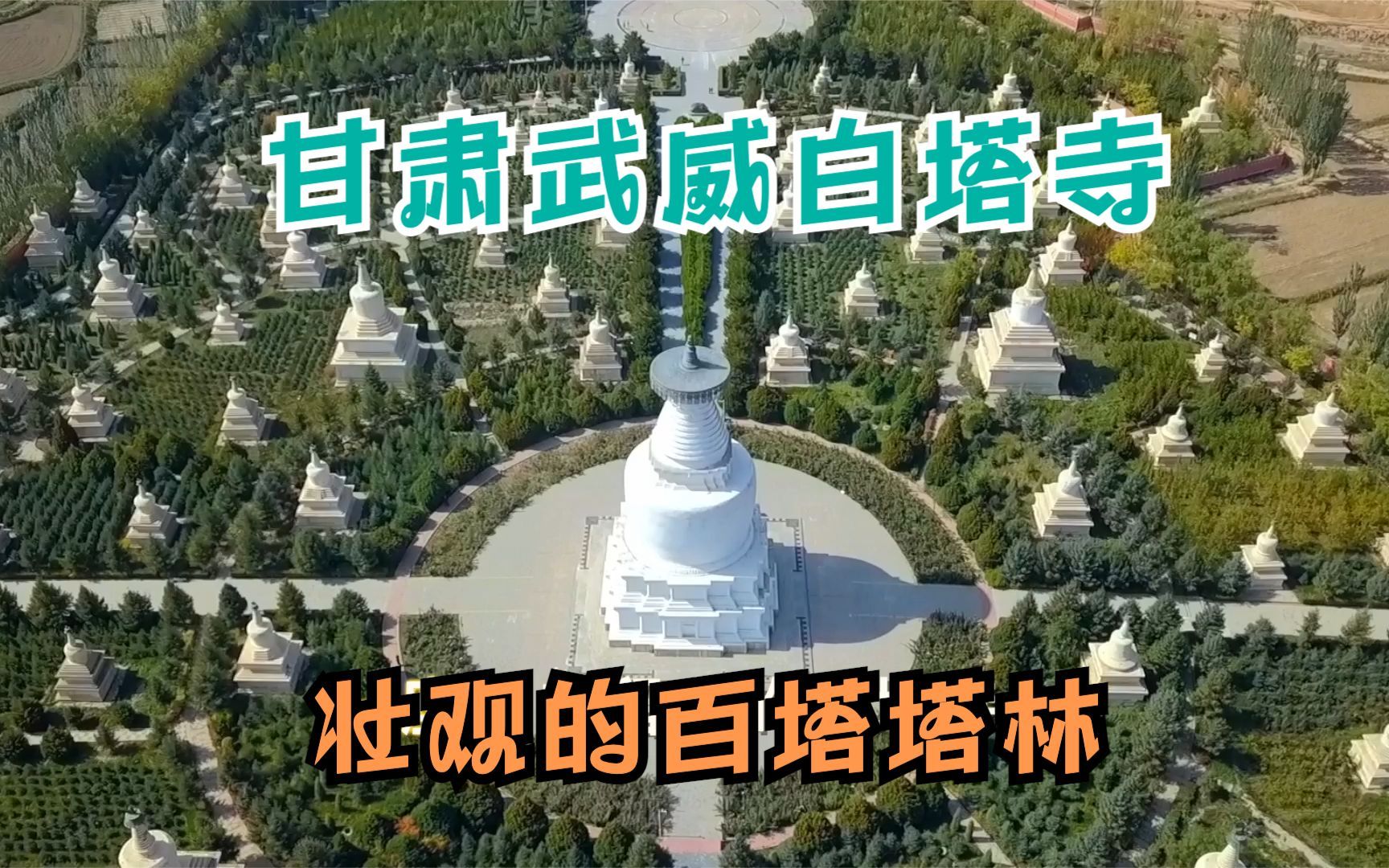 甘肃武威凉州白塔寺,西藏正式纳入中国版图的历史见证之地哔哩哔哩bilibili