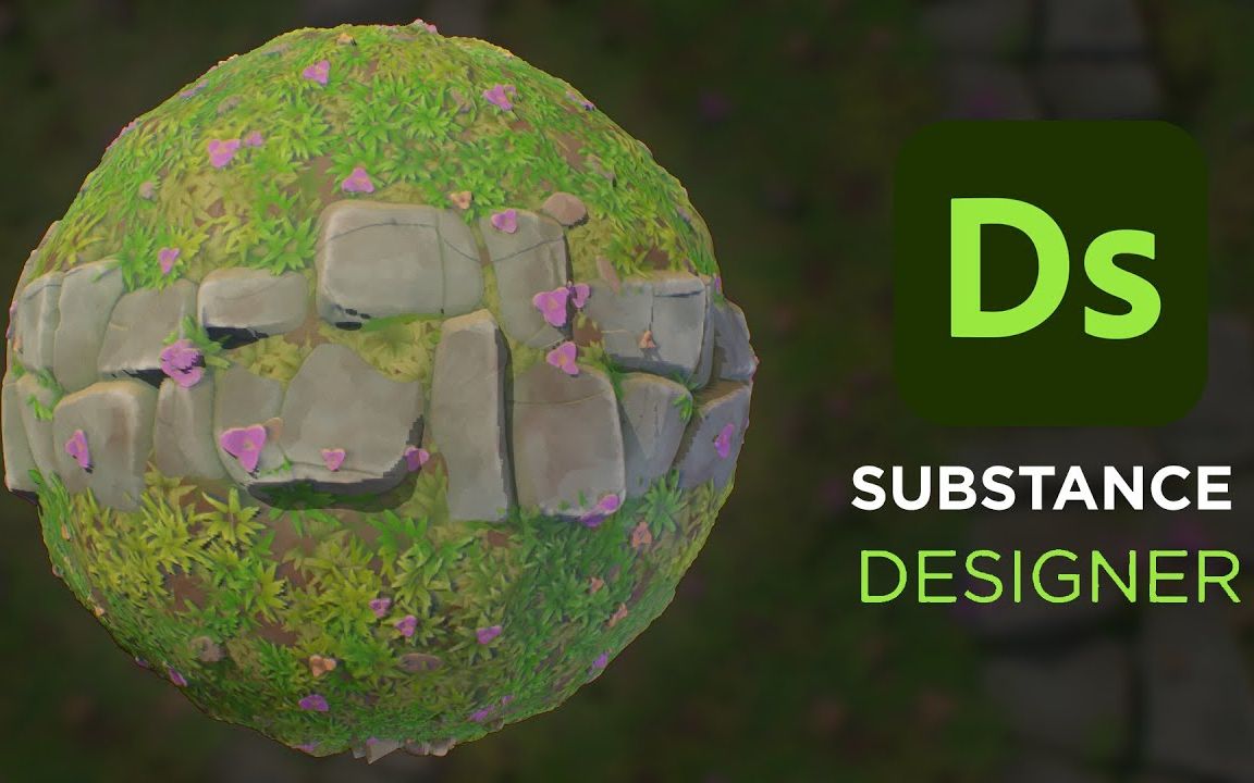 Substance 3D Designer制作风格化花+石板路材质!哔哩哔哩bilibili