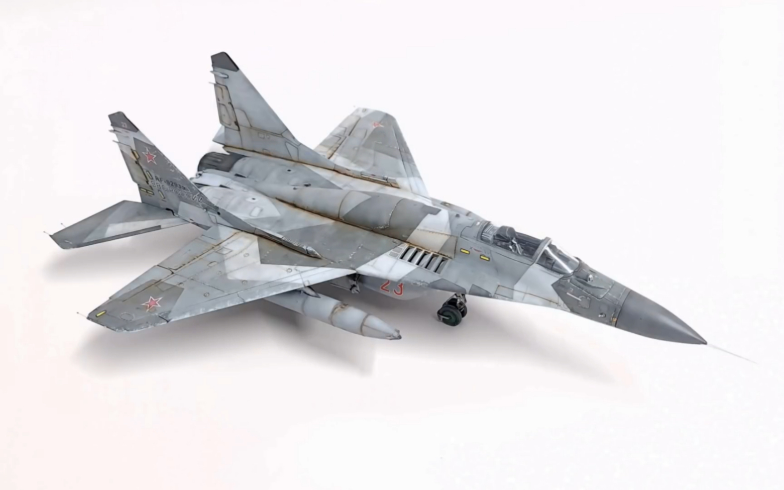 mig-29stm "支点" 9-19 长城模型1/48模型制作