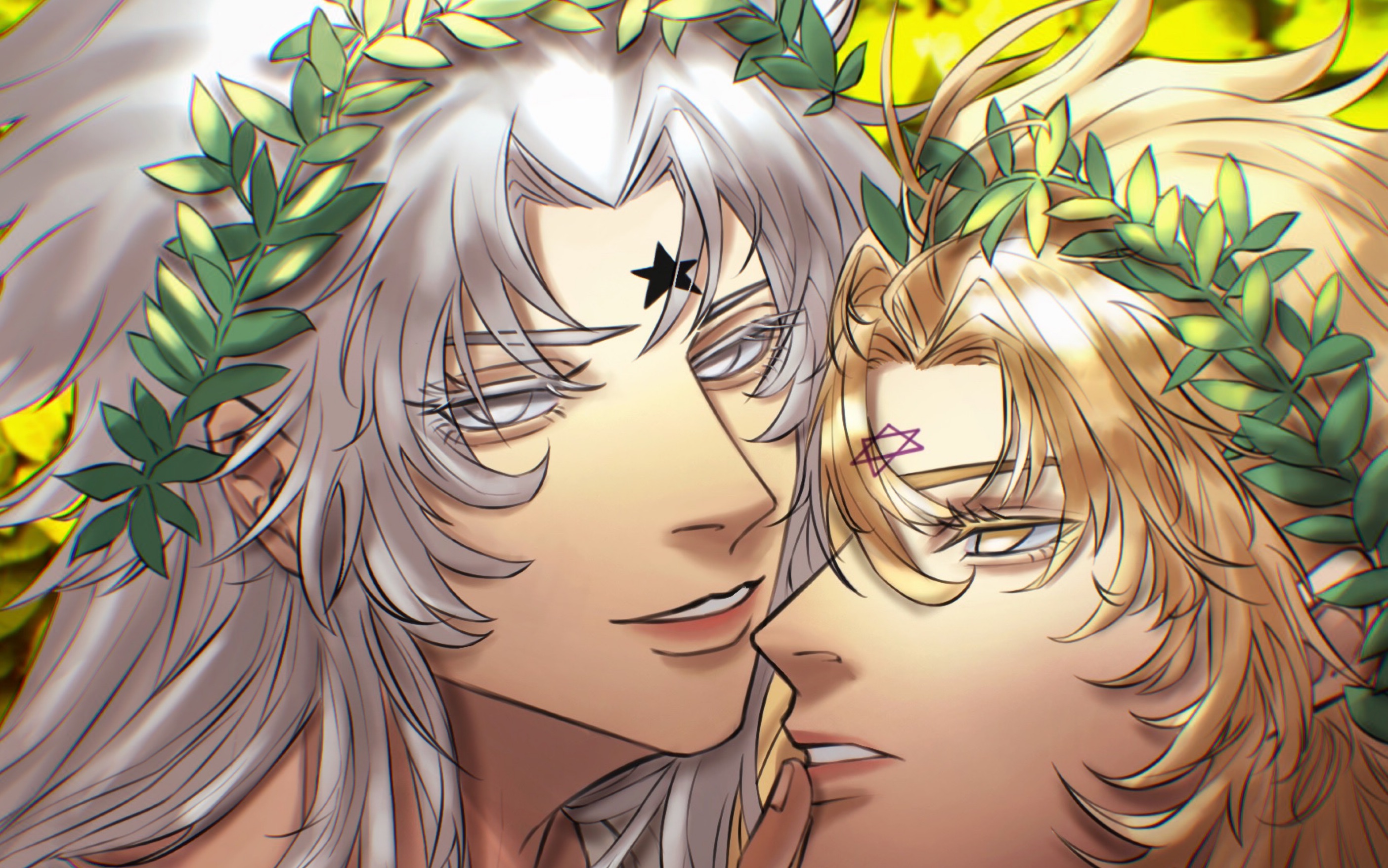 【procreate】用模板画对双子神