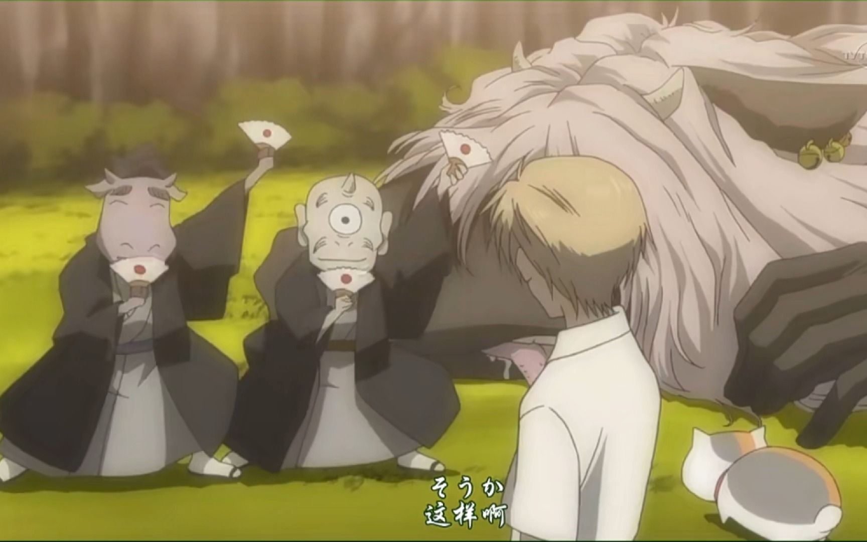 夏目友人帐 中级初上线,可可爱爱,为了得到夏目的帮助,化身仪仗队