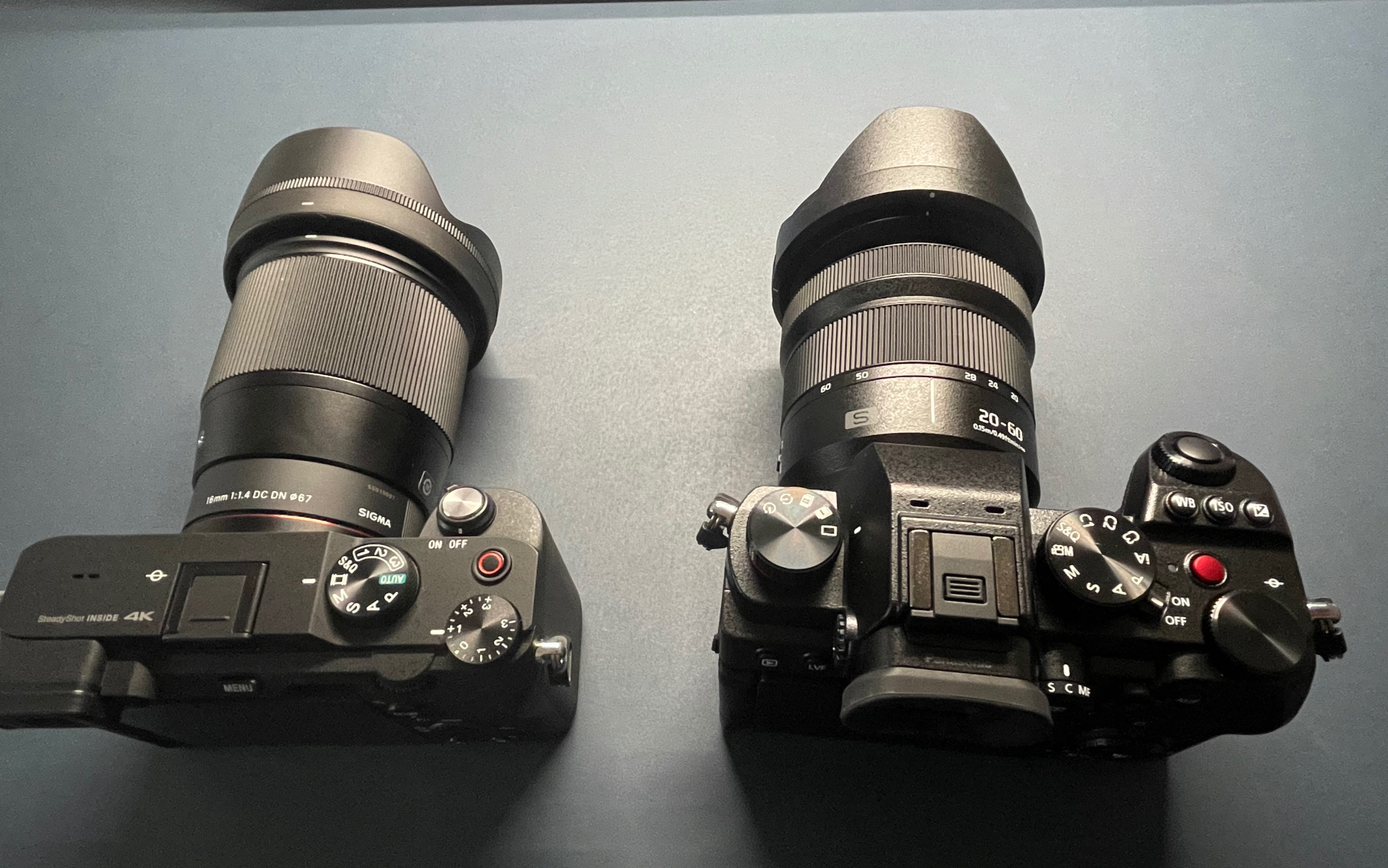 索尼a7c对比松下s5