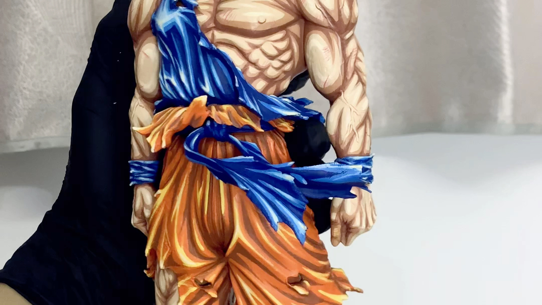 七龙珠smsp超赛悟空漫画色重涂二次元涂装应粉丝更一期悟空的全身细节