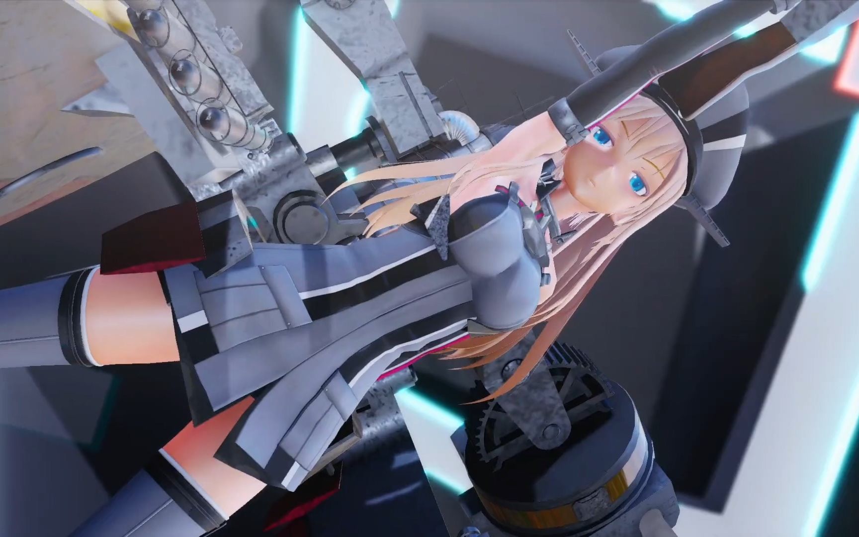 【mmd舰c】俾斯麦 d_哔哩哔哩 (゜-゜)つロ 干杯~-bilibili