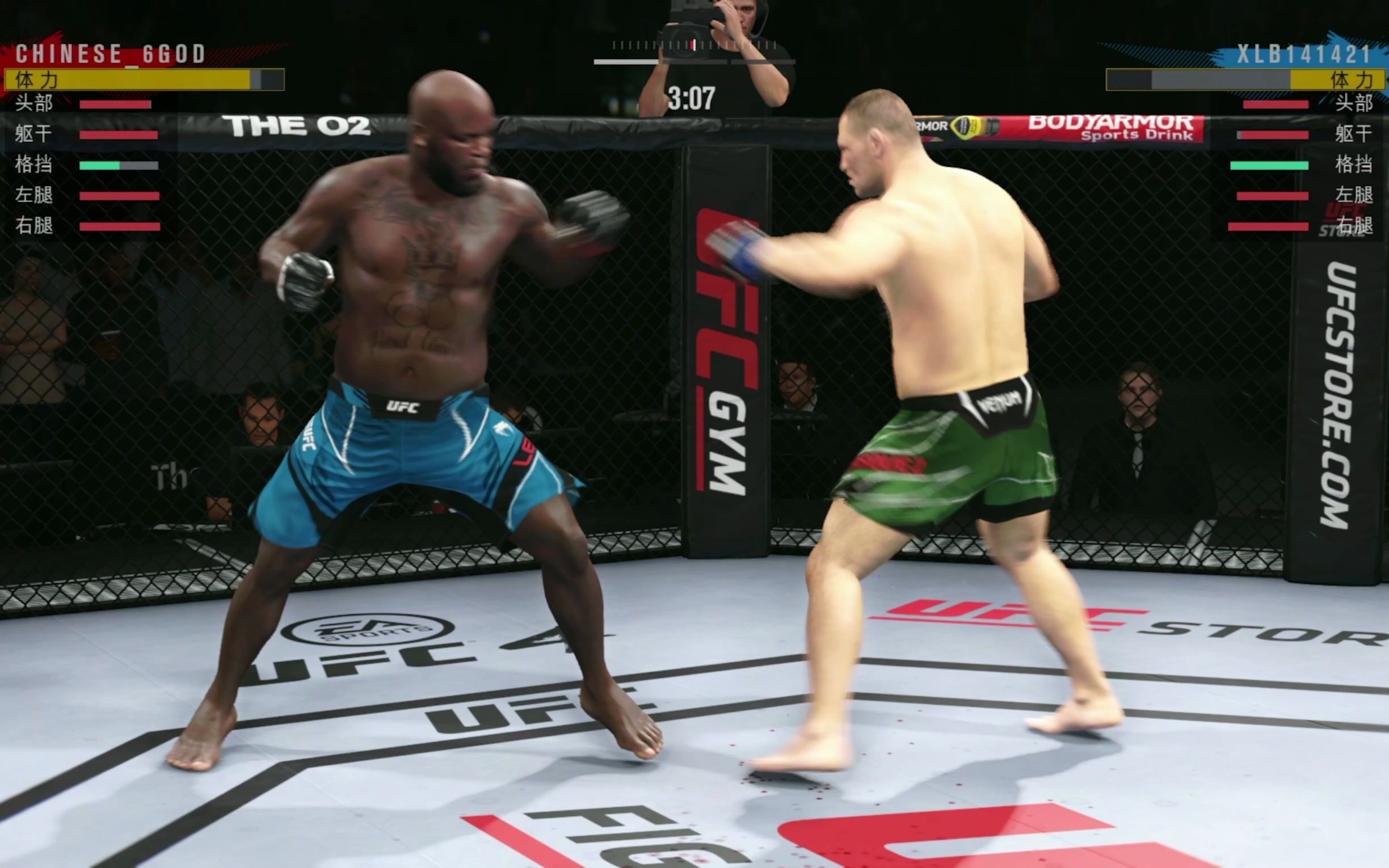 PS5 UFC4 暴力黑色野兽刘易斯!哔哩哔哩bilibili