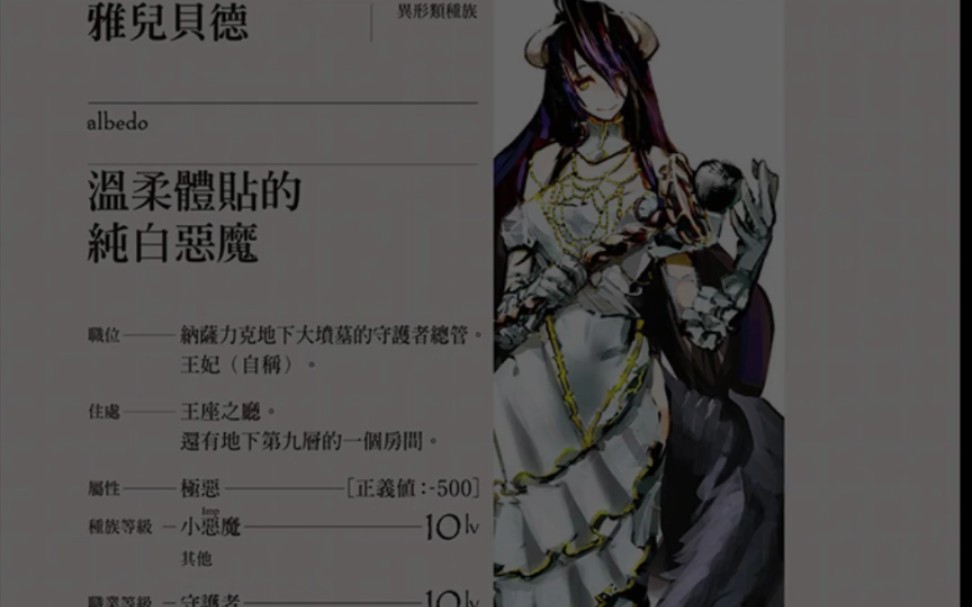 overlord众人物技能,等级,势力,关系及习性图哔哩哔哩bilibili