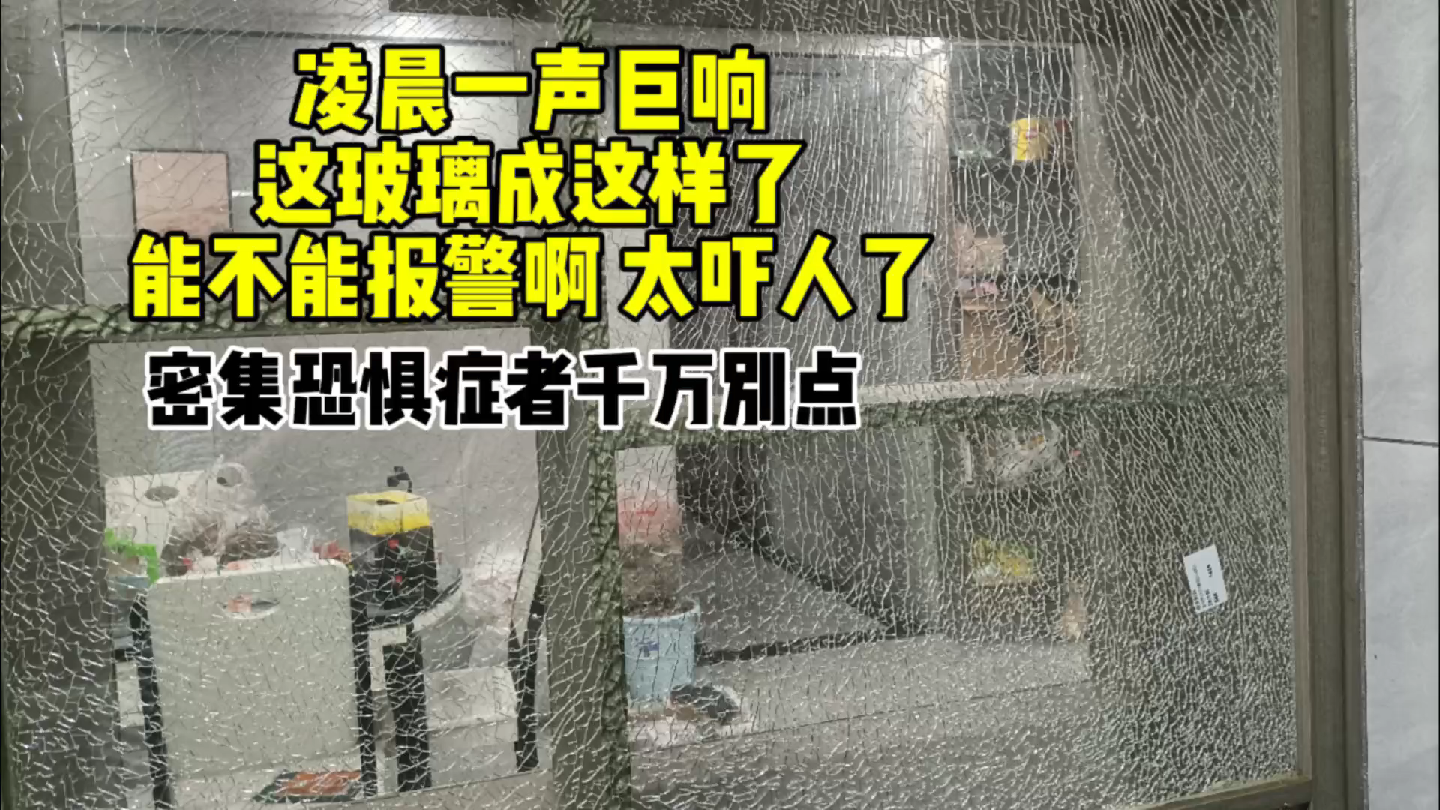 玻璃突然就炸了,一直吱吱响,这觉谁敢睡,在线找2个伙伴陪伴一下,可行𐟘‚哔哩哔哩bilibili