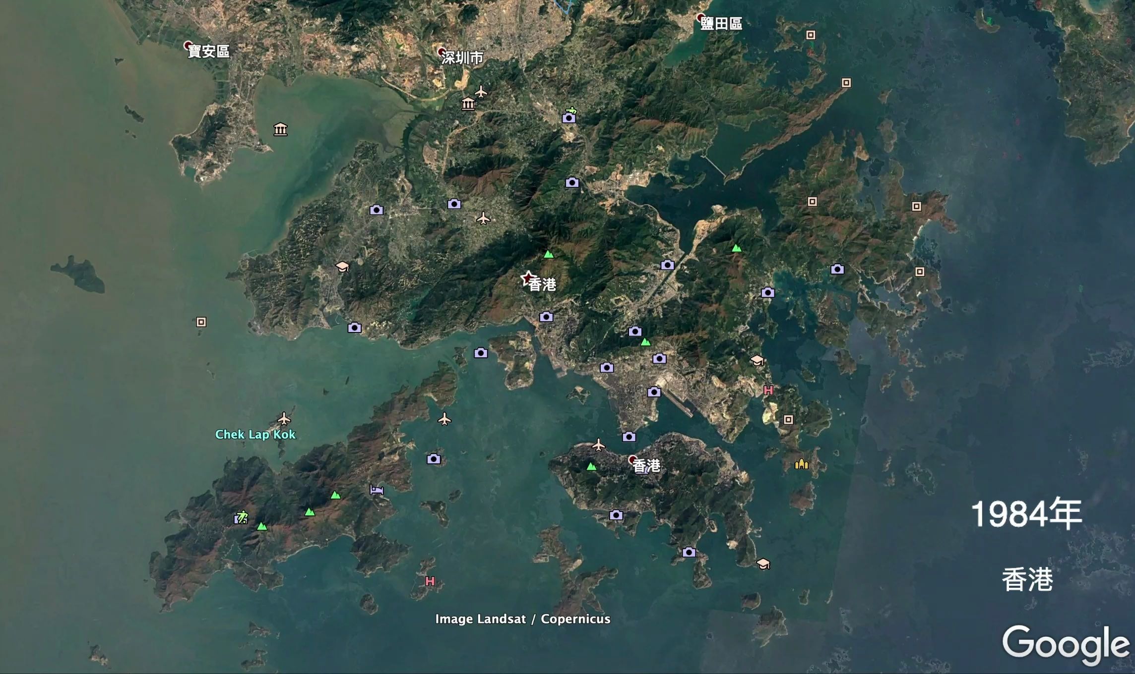 【香港】(1984年~2015年)历史地图变化哔哩哔哩bilibili