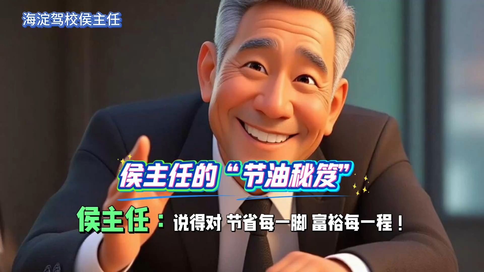侯主任的“节油秘笈”