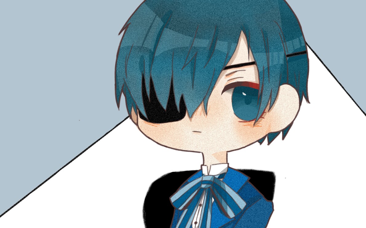 黑执事啵酱画世界指绘过程